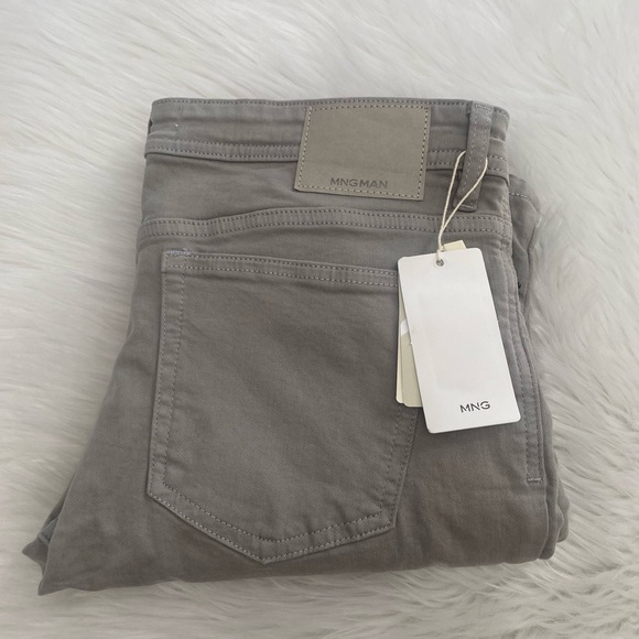 MNG MAN Gray Billy Skinny Fit Jeans Sz34 - Picture 1 of 4